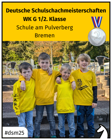 Teamfoto 2. Platz: Schule am Pulverberg Bremen