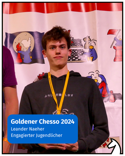 Goldener Chesso 2024 an Leander Naeher